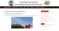 Desktop Screenshot of feuerwehren-grafschaft-hoya.de